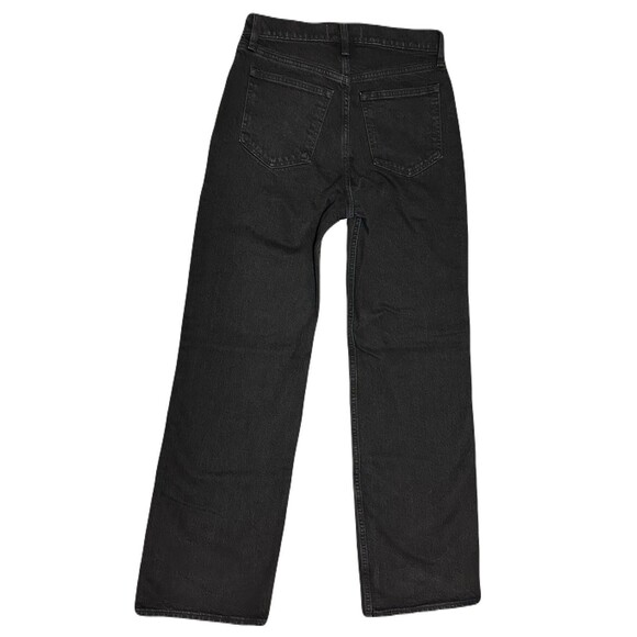 NEW Abercrombie Womens 27 4R High Rise 90s Relaxed Fit Jeans Black Charcoal Wash - Picture 6 of 8